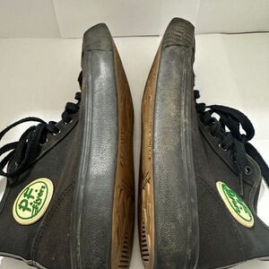 PF Flyers Sandlot Sneakers Black Canvas Hi-Top M8.5 W11